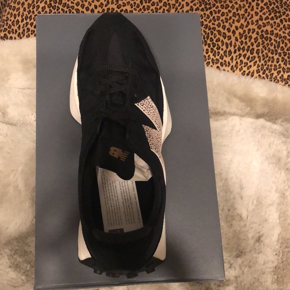 NEW BaLANCE 327 ANIMAL PRINT NIB BLACK SIZE 9 WOMENS LEOPARD - Picture 6 of 7